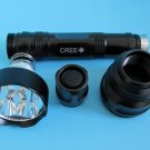 Ultrafire WF 1200L 5*CREE Q5 1200 Lumen 5 mode LED Flashlight+Free Shipping+Using 2*18650