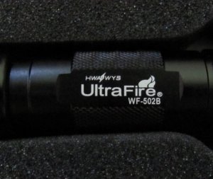 5 Sets/Lot UltraFire WF 502B CREE Q5 LED 5 mode Flashlight With Charger
