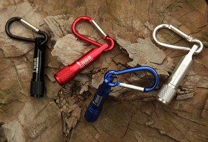 waterproof mini light flashlight battery buckled Portable and Mini Led flashlight