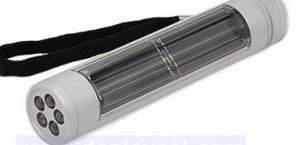 Wholesale Free Shipping Solar Powered Flashlight