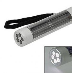 Wholesale Free Shipping Solar Powered Flashlight
