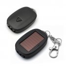 free shipping Key Chain Solar Power LED Flashlight Torch Lamp with 3 LEDs 40mAh Battery 10PCS/Lot