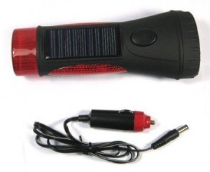 Free Shipping Multi purpose Torch Solar Power Flashlig Hand Dynamo LED Flashlight 1000mAh