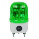 Wholesale LED Warning Strobe Light Buzzer Green Revolving DC24V Free Shipping