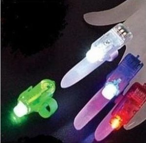 Wholesale Free Shipping/Halloween Gift, Laser finger, finger flashlights