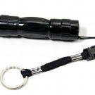 New Arrival  Mini Retractable Super Bright LED Flashlight/Torch (Black) Free Shipping