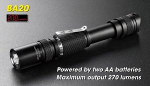 Wholesale JETBeam BA20 CREE XP G R5 LED Aluminum Flashlight