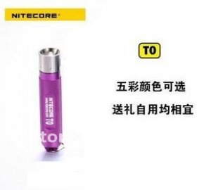 Wholesale NITECORE T0 Titanium Alloy Bezel AAA LED Flashlight Pu