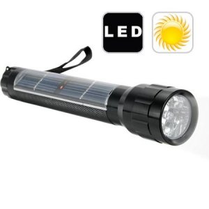 Wholesale free shipping + Solar Powered LED Flashlight (Mini)