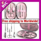 7Pcs Stainless Steel Nail Care Manicure Set Kit + Free shipping to worldwide!