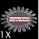 1 X False Nail Tips Art Display Practice Wheel Board + Free shipping!