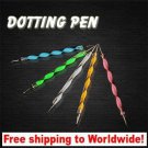5 x Nail Dotting Pen + Free shipping!