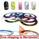 10 x Nail Art Striping Tape + Free hipping!