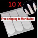 10 Pack Nail Art French Forms sticker + Free shipping!