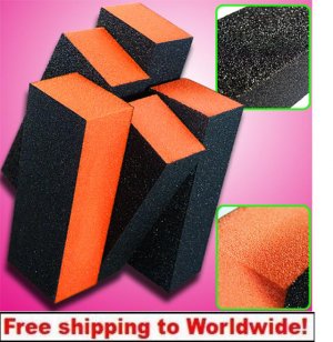 1 x Nail Buffing Sanding Block Files BG+ Free shipping to worldwide!