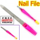 2 in 1 Metal Nail File Cuticle Trimmer Remover Buffer BG+ Free shipping to worldwide!