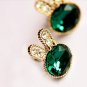 Earrings Lovely Alloy Crystal Rabbit Head Ear Stud Jewelry + Free shipping to worldwide!