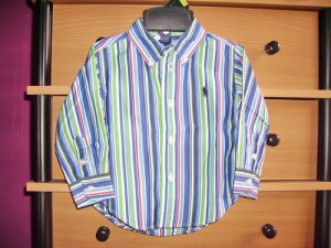 CW28: 12mos Ralph Lauren Collared Long Sleeve Top