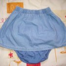 CW54: 12-18mos Baby Gap 2 Piece Skirt & Panties Set