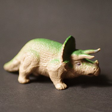 Miniland Triceratops from Spain vintage 90's dinosaur mini figure