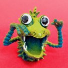 Monster finger puppet soft rubber retro Gigantor jiggler weird creature NEW! b
