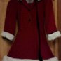 Red Corcuroy Santa Dress by: Baby Boxers 6x