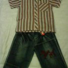Set tommy short sleeve and jeans (KS005PP)