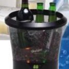 UZO1™ PORTABLE ILLUMINATED / LIGHTED BEVERAGE COOLING BUCKET (ELECTRIC AND BATTERY USAGE)