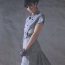 1980s CHLOE Vogue Paris Original Sewing Pattern 1901 Top Bustled Skirt Misses Size 8 Bust 31.5 UC