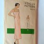 VTG 1930s Slip Sewing Pattern Vogue  6158 Full Figure Misses Plus Size 20 Bust 38