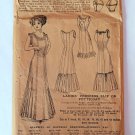 Antique 1900s Sewing Pattern Petticoat or Princess Slip Ladies Home Journal 4907 Bust 36