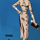 Prominent Designer Louise Barnes Gallagher Slim Dress Sewing Pattern A515 Size 12 Bust 30 UC