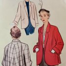1950s Flared Coat Sewing Pattern Topper  MISSING SHOULDER PAD McCall 7982 Misses Size 20 Bust 38