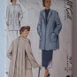 1940s Flared Coat Sewing Pattern McCall 7617 Mid Length Size 18 Bust 36