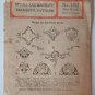1920s Kaumograph Transfer Cut-Work Motifs for Lingerie Blouses Household Linens McCall 1402
