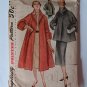 1950s Coat or Topper Jacket Sewing Pattern Simplicity 8449 Flared Swing Shawl Collar Size 12 Bust 30