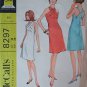 1960s Halter Dress Sewing Pattern McCalls 8297 QUICK Summer Criss Crossed Neck Back Size 16 B36 UC