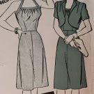 1940s Sundress & Bolero Sewing Pattern Advance 3702 Bareback Play Dress Size 14 Bust 32 UC