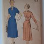 1950s Woman's Dress Sewing Pattern Advance 6200 Fancy Classy Day Evening Full Figure SZ 18.5 Bust 40