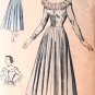Rare 1940s HELEN ROSE Dress Sewing Pattern Photoplay 520 Bateau Neck Tight Bodice Gored Skirt B32