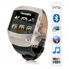K12 Quad Band Bluetooth Touch Screen Watch Phones silver