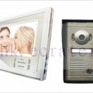 Super Thin 7 Inch Color Video Door Phone Home Security Intercom System White color