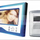 Super Thin 7 Inch Color Video Door Phone Home Security Intercom System Blue color