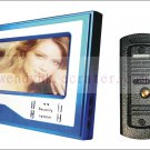 Super Thin 7 Inch Color Video Door Phone Home Security Intercom System Blue color