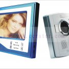 Super Thin 7 Inch Color Video Door Phone Home Security Intercom System Blue color