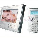 Super Thin 7 Inch Color Video Door Phone Home Security Intercom System Silver color