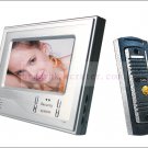 Super Thin 7 Inch Color Video Door Phone Home Security Intercom System Silver color