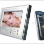 Super Thin 7 Inch Color Video Door Phone Home Security Intercom System Silver color