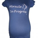 Miracle in Progress Pink on Navy L/XL