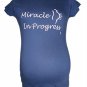 Miracle in Progress Pink on Navy L/XL